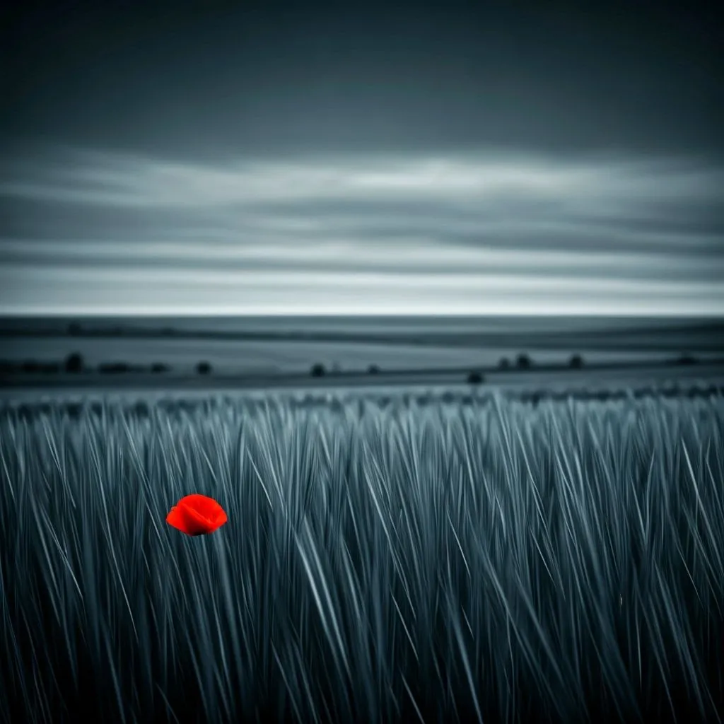 serene monochromatic landscape
