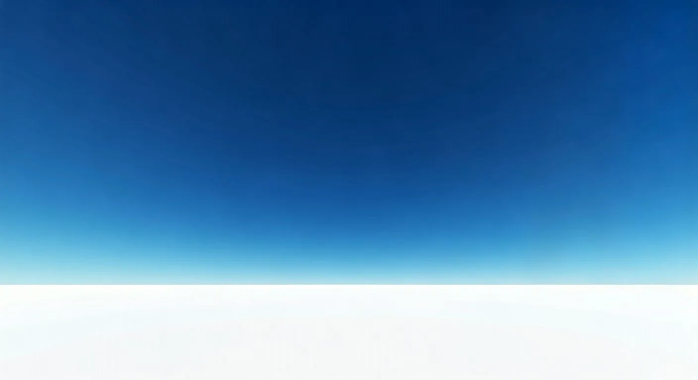 Surreal Vast Panorama Of Bright Blue Sky